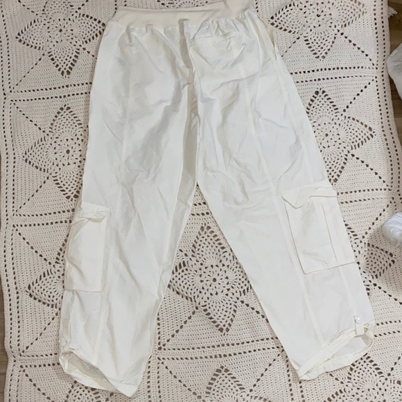 Free People Fp Movement Mesmerize Me Cargo Pants in White - Size Medium - Picture 12 of 15